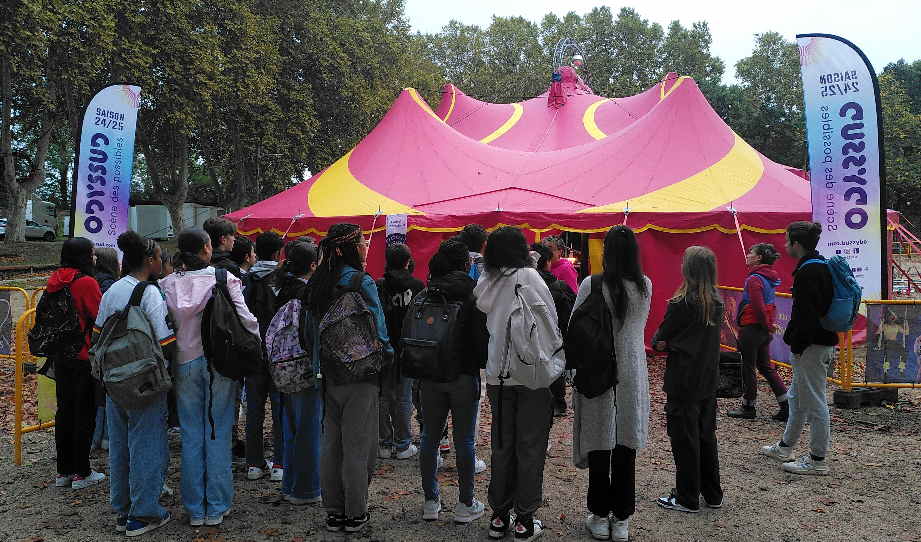 Visite chapiteau cirque