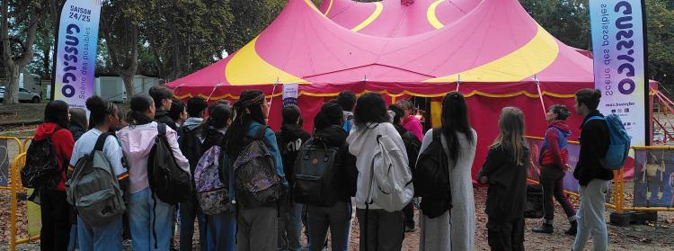 Visite chapiteau cirque